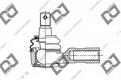 DJ PARTS de1084 -  Наконечник поперечной рулевой тяги